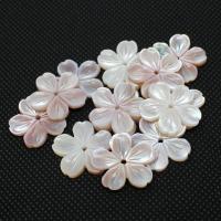 白い貝 カップ型ビーズ, 花形, かわいい & ファッションジュエリー, 無色, 20mm, 穴:約 1mm, 売り手 パソコン