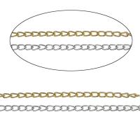 Aluminum Twist Oval Chain, plated, fashion jewelry 