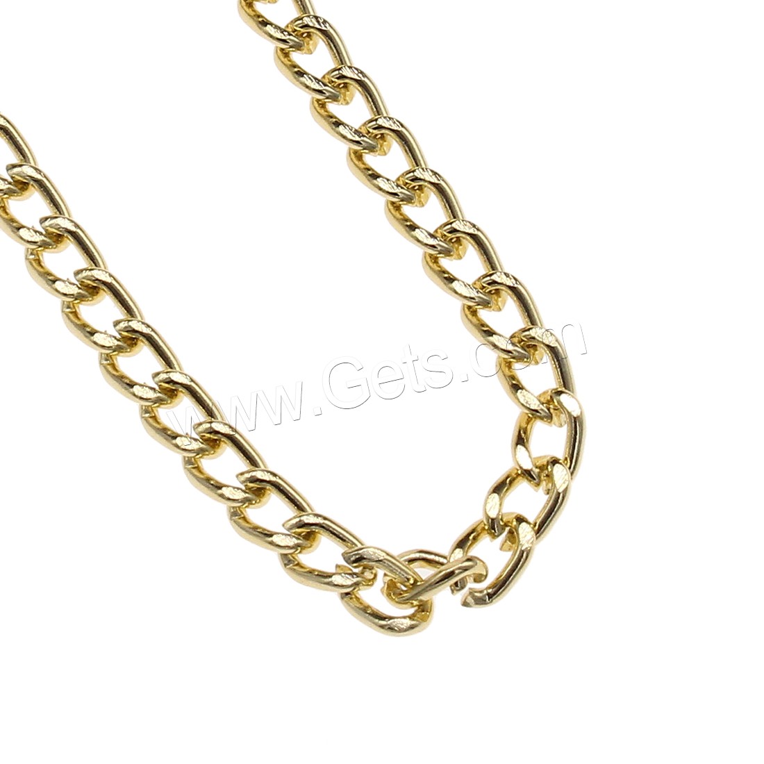 Aluminum Twist Oval Chain, plated, fashion jewelry & different size for choice, more colors for choice, 100m/Bag, Sold By Bag