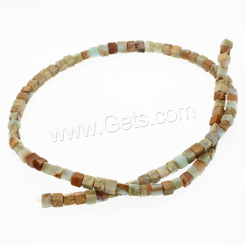 Koreite Beads, Square, vintage & different size for choice, skyblue, Hole:Approx 1mm, Length:Approx 14.9 Inch, Sold By Strand