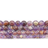 Purple Phantom Quartz Beads, Round, fashion jewelry purple Approx 1mm Approx 14.9 Inch 