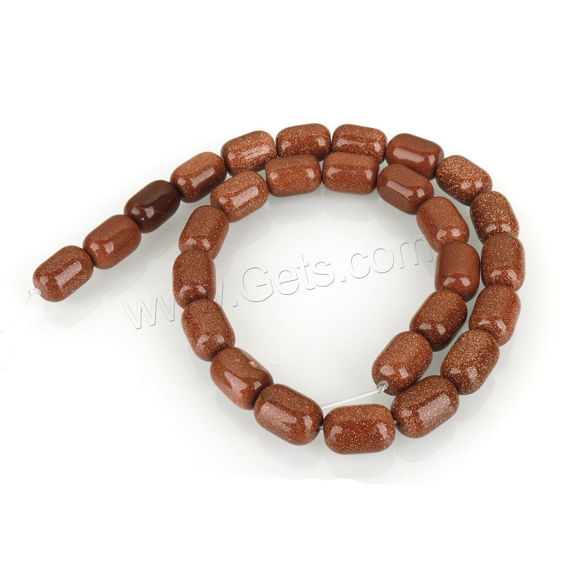 Goldstone Beads, vintage & fashion jewelry & DIY & different size for choice, brick red, Hole:Approx 1.5mm, Length:Approx 15 Inch, Sold By Strand