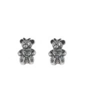 Stainless Steel European Beads, 316L Stainless Steel, Bear, blacken, original color Approx 4.5mm 