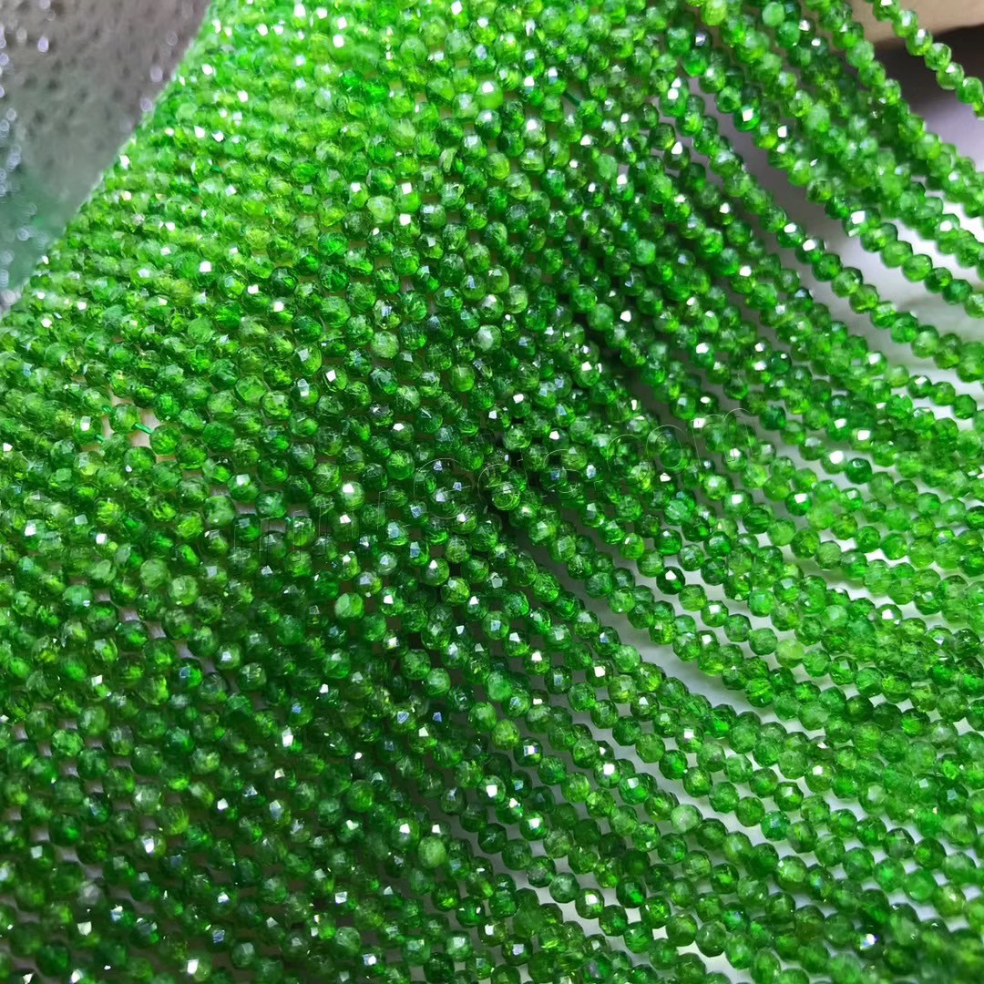 Spodumenite Beads, Round, polished, DIY & different size for choice, green, Length:Approx 15 Inch, Sold By Strand