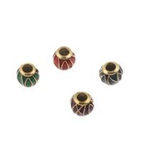 Edelstahl European Perlen, 316 L Edelstahl, rund, goldfarben plattiert, Modeschmuck & DIY & Emaille, keine, 10x10mm, Bohrung:ca. 4mm, 5PCs/Tasche, verkauft von Tasche