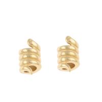 Edelstahl European Perlen, 316 L Edelstahl, goldfarben plattiert, Vintage & Modeschmuck & DIY, 14x8mm, Bohrung:ca. 4mm, 5PCs/Tasche, verkauft von Tasche