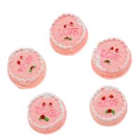 Rocailles Opaker Farben , Harz, Kuchen, Mini & Niedlich & DIY, Rosa, 15x7mm, 100PCs/Tasche, verkauft von Tasche