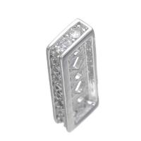 Brass Spacer Beads, plated, DIY & micro pave cubic zirconia 