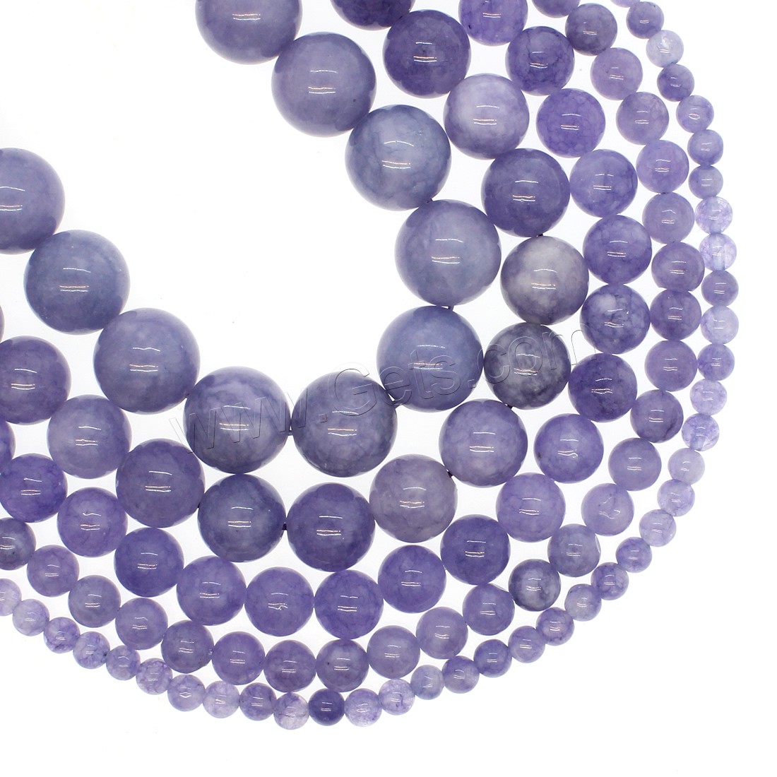 Perles aigue-marine, Rond, normes différentes pour le choix, violet, Trou:Environ 1mm, Longueur:Environ 14.9 pouce, Vendu par brin