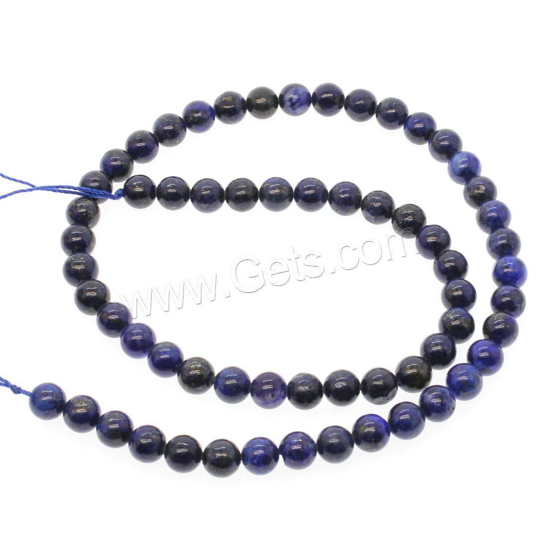 Single Gemstone Beads, Synthetic Lapis, Round, different size for choice, deep lapis lazuli, Hole:Approx 1mm, Length:Approx 14.9 Inch, Sold By Strand