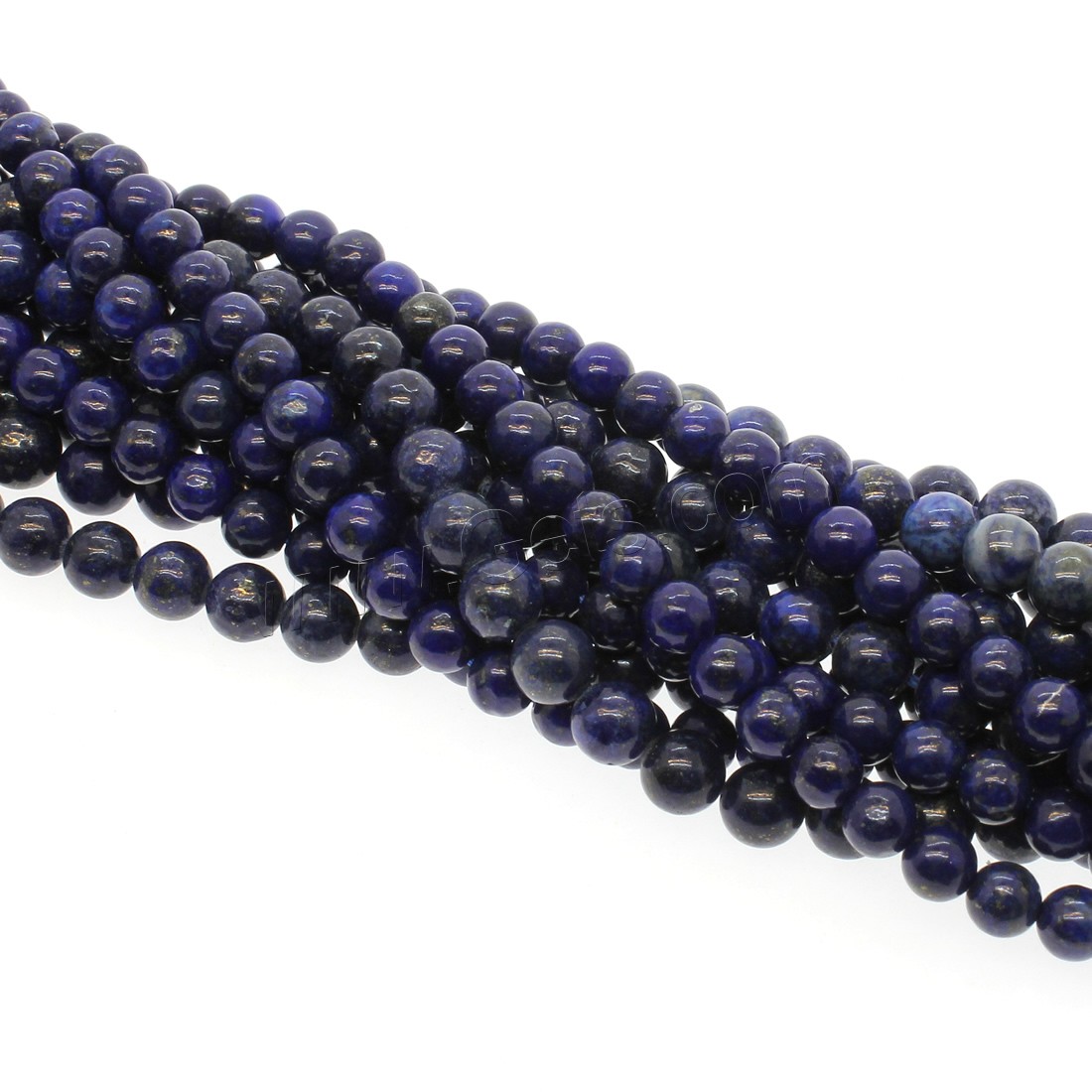 Single Gemstone Beads, Synthetic Lapis, Round, different size for choice, deep lapis lazuli, Hole:Approx 1mm, Length:Approx 14.9 Inch, Sold By Strand