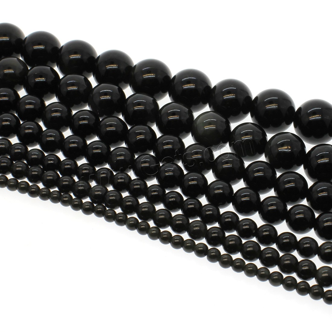 Rainbow Obsidian Beads, Round, different size for choice, Hole:Approx 1mm, Length:Approx 14.9 Inch, Sold By Strand