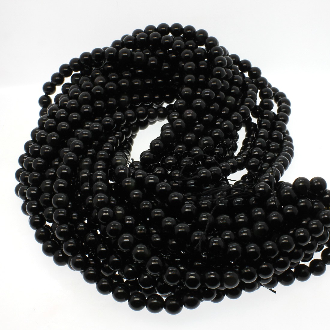 Rainbow Obsidian Beads, Round, different size for choice, Hole:Approx 1mm, Length:Approx 14.9 Inch, Sold By Strand