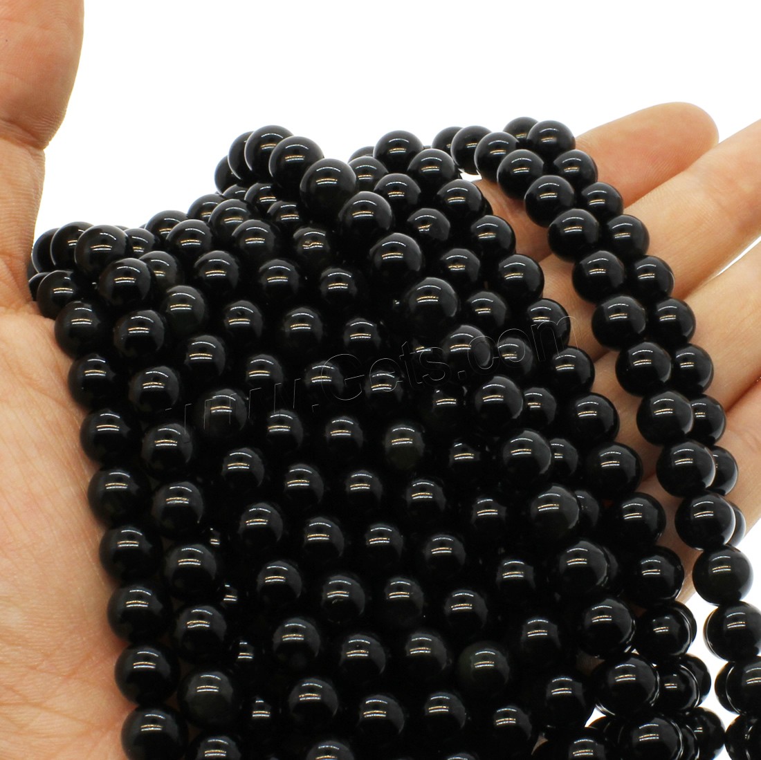 Rainbow Obsidian Beads, Round, different size for choice, Hole:Approx 1mm, Length:Approx 14.9 Inch, Sold By Strand