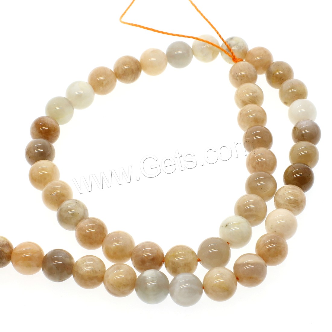 Sunstone Bead, Round, different size for choice, yellow, Hole:Approx 1mm, Length:Approx 14.9 Inch, Sold By Strand