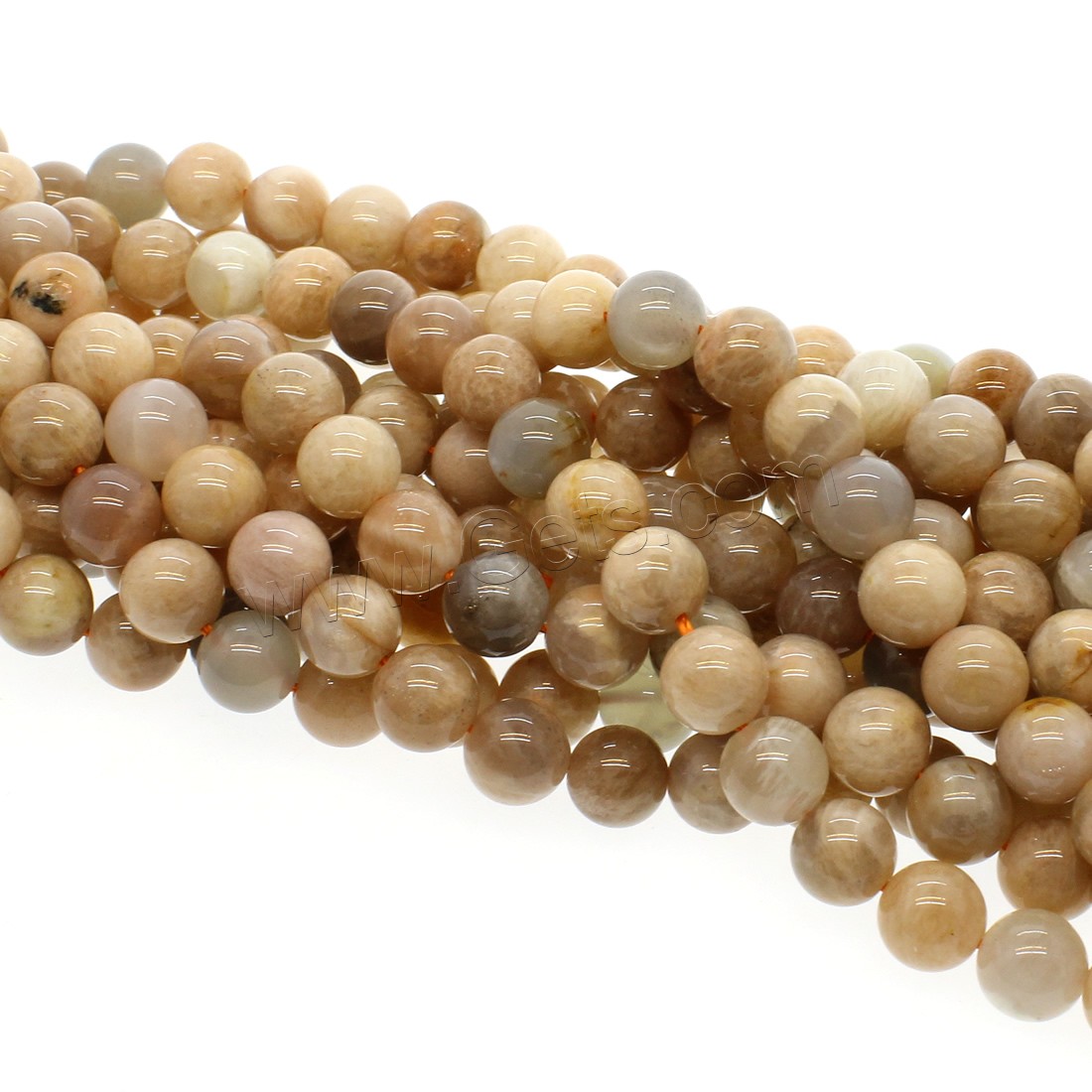 Sunstone Bead, Round, different size for choice, yellow, Hole:Approx 1mm, Length:Approx 14.9 Inch, Sold By Strand