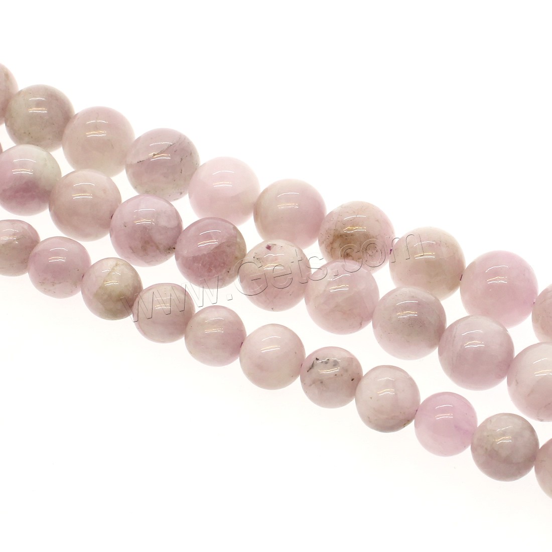 Spodumenite Beads, Round, different size for choice, light purple, Hole:Approx 1mm, Length:Approx 14.9 Inch, Sold By Strand