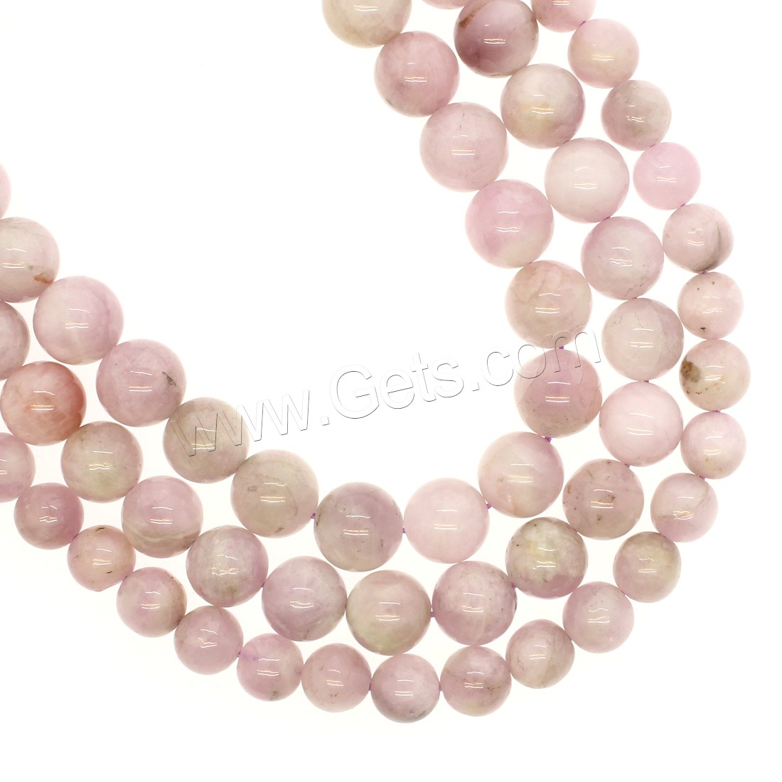 Spodumenite Beads, Round, different size for choice, light purple, Hole:Approx 1mm, Length:Approx 14.9 Inch, Sold By Strand