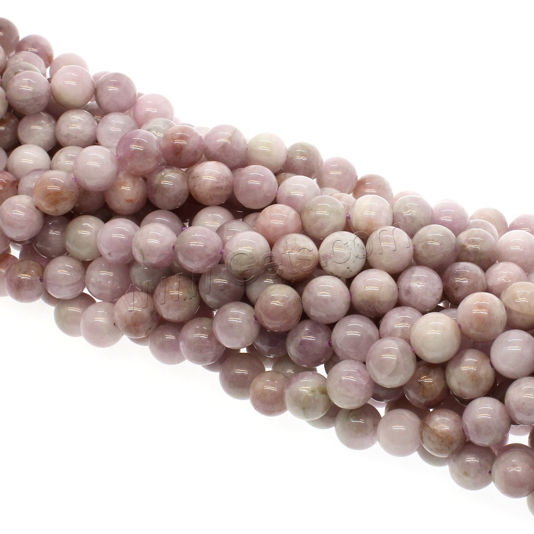 Spodumenite Beads, Round, different size for choice, light purple, Hole:Approx 1mm, Length:Approx 14.9 Inch, Sold By Strand