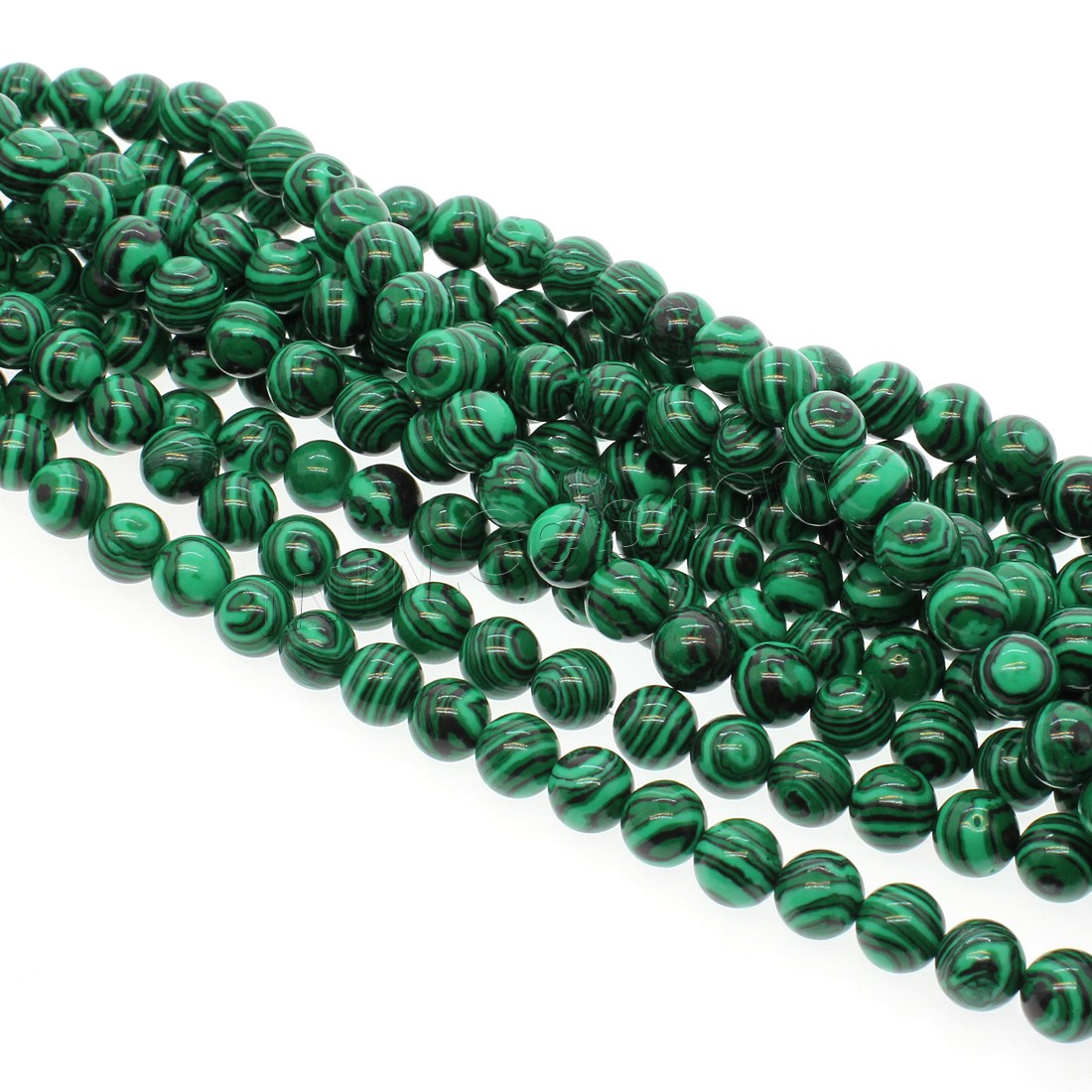 Natural Malachite Beads, Round, different size for choice, green, Hole:Approx 1mm, Length:Approx 14.9 Inch, Sold By Strand