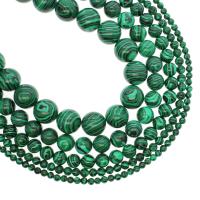 Natural Malachite Beads, Round green Approx 1mm Approx 14.9 Inch 