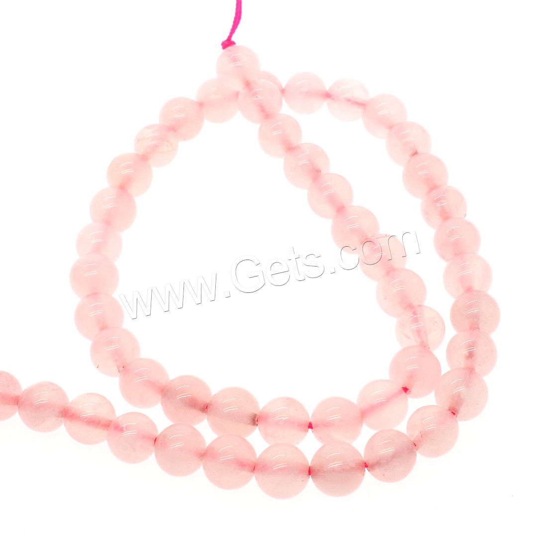 Natural Rose Quartz Beads, Round, different size for choice, pink, Hole:Approx 1mm, Length:Approx 14.9 Inch, Sold By Strand