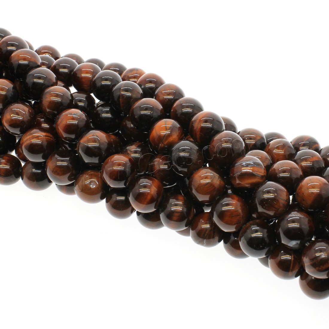 Tiger Eye Beads, Round, different size for choice, red, Hole:Approx 1mm, Length:Approx 14.9 Inch, Sold By Strand