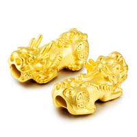 Brass Jewelry Beads, Mythical Wild Animal, gold color plated, vintage & fashion jewelry & DIY, 31*17*10mm 