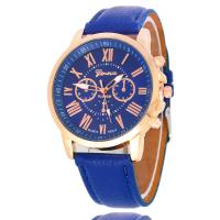 Reloj de Pulsera Unisex, Cuero de PU, con Vidrio, movimiento chino, Joyería & unisexo, más colores para la opción, 40x8mm, longitud:aproximado 9.45 Inch, Vendido por Sarta