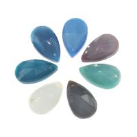 Glass Pendants, Teardrop, DIY & faceted Approx 1mm 