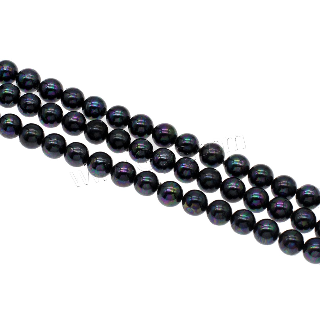 Abalorios de Nácar de Mar de Sur, Nácar de mar del sur, Esférico, diverso tamaño para la opción, Negro, agujero:aproximado 1mm, longitud:aproximado 14.9 Inch, Vendido por Sarta