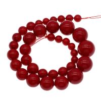 Abalorios de Nácar de Mar de Sur, Nácar de mar del sur, mixto, Rojo, 8-18mm, agujero:aproximado 1mm, longitud:aproximado 14.9 Inch, Vendido por Sarta