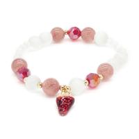 Edelstein Armbänder, Strawberry Quartz, mit Katzenauge & Kristall, Modeschmuck & für Frau, keine, 5.5cm, verkauft von PC