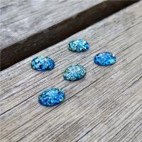 resina DIY Fornituras para Accesorios para el cabello, con turmalina, Joyería & diverso tamaño para la opción, más colores para la opción, 10x14mm    13x18mm, Vendido por UD