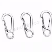 alliage de zinc Snap Hook fermoir, durable & bijoux de mode & DIY, argent, 33mmx15mm, Vendu par PC