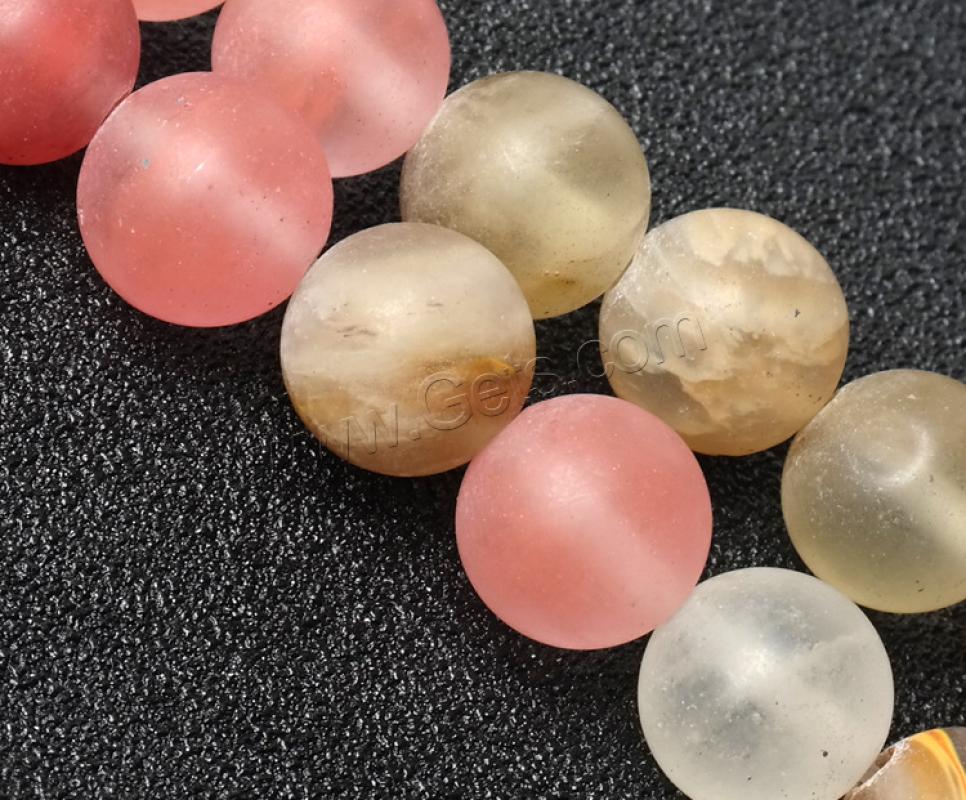 perles de melon , pastèque, Rond, poli, bijoux de mode & DIY & normes différentes pour le choix, couleurs mélangées, Longueur:Environ 15 pouce, Vendu par brin