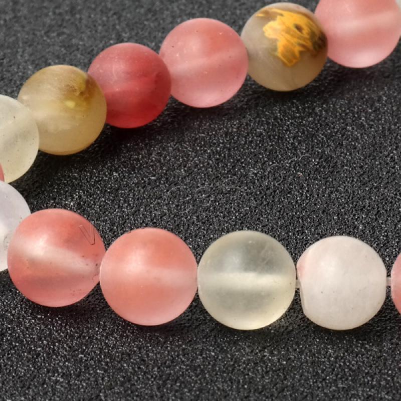 perles de melon , pastèque, Rond, poli, bijoux de mode & DIY & normes différentes pour le choix, couleurs mélangées, Longueur:Environ 15 pouce, Vendu par brin