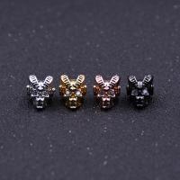 Cubic Zirconia Micro Pave Brass Beads, DIY & micro pave cubic zirconia 