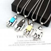 Stainless Steel Pendants, Robot, fashion jewelry & DIY & Unisex 