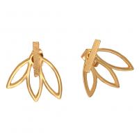 Zinc Alloy Split Earring, plated, fashion jewelry & for woman, gold, nickel, lead & cadmium free 