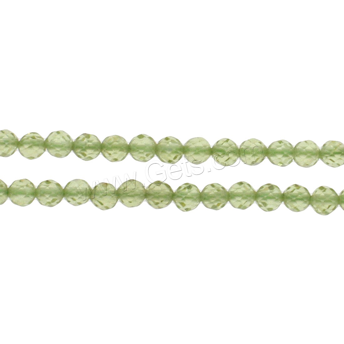 Abalorio Peridoto, Piedra peridoto, Esférico, diverso tamaño para la opción & facetas, más colores para la opción, agujero:aproximado 1mm, longitud:aproximado 14.9 Inch, Vendido por Sarta