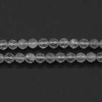 Cristal clair naturel, quartz clair, Rond, bijoux de mode & facettes, transparent, 3mm Environ 1mm Environ 14.9 pouce, Environ Vendu par brin