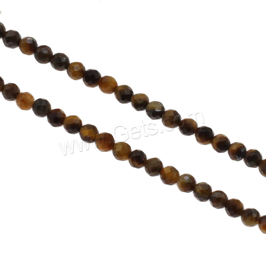 Tiger Eye Beads, Round, different size for choice & faceted, yellow, Hole:Approx 1mm, Length:Approx 14.9 Inch, Sold By Strand