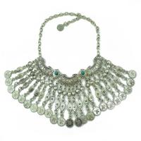 Zinc Alloy Fringe Necklace, plated, vintage & for woman 80mm Approx 19.30 Inch 