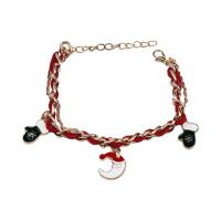 Pulsera del esmalte de la aleación de zinc, con 5cm extender cadena, chapado, diferentes estilos para la opción & para mujer, más colores para la opción, longitud:aproximado 7.49 Inch, Vendido por Sarta