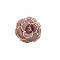 paño broche, con aleación de zinc, Flor, Joyería & para mujer, más colores para la opción, 100mm, Vendido por UD