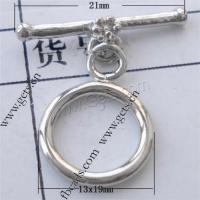 Brass Toggle Clasp, plated, fashion jewelry & single-strand 