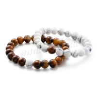 Tiger Eye Stone Bracelets, with turquoise, fashion jewelry & Unisex 8mm 