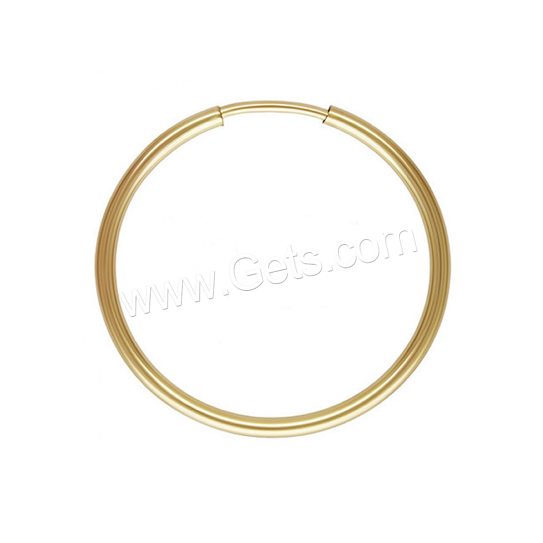 Gold Filled Hoop Earring Components, 14K gold-filled & different size for choice, Sold By Pair