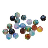 Perles murano faites à la main , chalumeau, Rond, envoyé au hasard & bijoux de mode, 8mm Environ 2mm, Vendu par PC